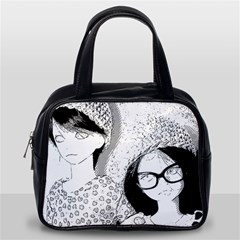 Twins Classic Handbag (one Side) by snowwhitegirl