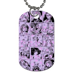 Lilac Yearbook 1 Dog Tag (one Side) by snowwhitegirl