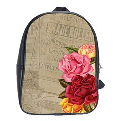 Flower 1646069 1920 School Bag (xl) by vintage2030