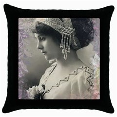 Vintage 1501540 1920 Throw Pillow Case (black) by vintage2030