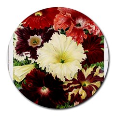 Flowers 1776585 1920 Round Mousepads by vintage2030