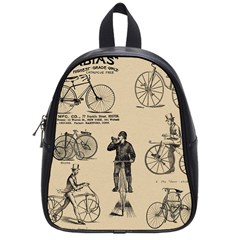 Victorian Bicycles School Bag (small) by vintage2030