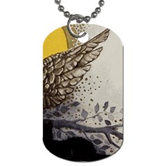 Owl 1462736 1920 Dog Tag (two Sides) by vintage2030