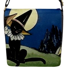 Black Cat 1462738 1920 Flap Closure Messenger Bag (s) by vintage2030