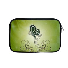 Wonderful Butterlies , Green Colors Apple Macbook Pro 13  Zipper Case by FantasyWorld7