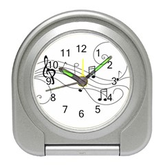 Music Partition Travel Alarm Clock by alllovelyideas