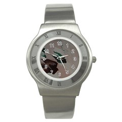 Jade Sky 2 Stainless Steel Watch by WILLBIRDWELL