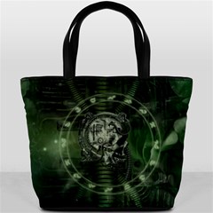 Awesome Creepy Mechanical Skull Bucket Bag by FantasyWorld7