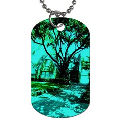 Hot Day In Dallas 50 Dog Tag (one Side) by bestdesignintheworld