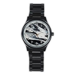 Space Drift 2 Stainless Steel Round Watch by WILLBIRDWELL