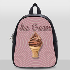 Pop Art Ice Cream School Bag (small) by Valentinaart