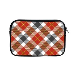 Smart Plaid Warm Colors Apple Macbook Pro 13  Zipper Case by ImpressiveMoments