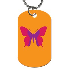 Butterfly Wings Insect Nature Dog Tag (one Side) by Nexatart