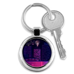 Architecture Home Skyscraper Key Chains (round)  by Nexatart