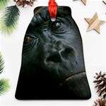 Gorilla Monkey Zoo Animal Bell Ornament (Two Sides) Back