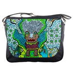 Cosmic Planet Angel Messenger Bag Front