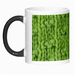 Knitted Wool Chain Green Morph Mugs by vintage2030