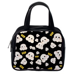 Cute Kawaii Popcorn Pattern Classic Handbag (one Side) by Valentinaart