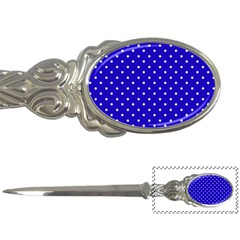 Little  Dots Royal Blue Letter Opener by snowwhitegirl