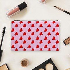 Kawai Hearts Cosmetic Bag (medium) by snowwhitegirl