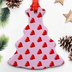 Kawai Hearts Christmas Tree Ornament (two Sides) by snowwhitegirl