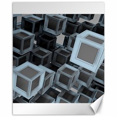 Cube Fantasy Square Shape Canvas 11  X 14  by Simbadda