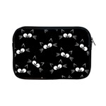 Cute Black Cat Pattern Apple iPad Mini Zipper Cases Front