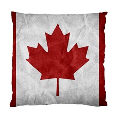 Canada Grunge Flag Standard Cushion Case (two Sides) by Valentinaart