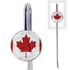 Canada Grunge Flag Book Mark by Valentinaart