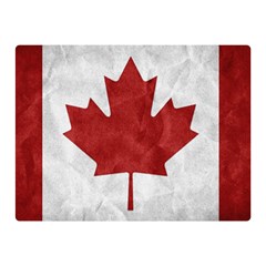 Canada Grunge Flag Double Sided Flano Blanket (mini)  by Valentinaart