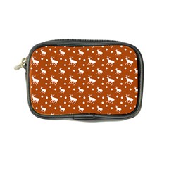 Deer Dots Orange Coin Purse by snowwhitegirl