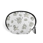 Doodle Bob Pattern Accessory Pouch (Small) Front