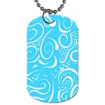 Scribble Reason Design Pattern Dog Tag (Two Sides) Front