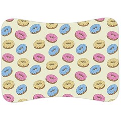 Donuts Pattern Velour Seat Head Rest Cushion by Valentinaart