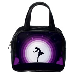 Woman Moon Fantasy Composing Night Classic Handbag (one Side) by Celenk