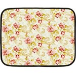 Background Pattern Flower Spring Fleece Blanket (Mini) 35 x27  Blanket