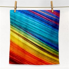 Rainbow Face Towel by NSGLOBALDESIGNS2