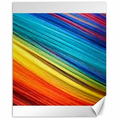 Rainbow Canvas 16  X 20  by NSGLOBALDESIGNS2