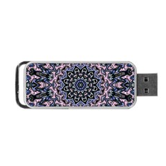 Background Kaleidoscope Abstract Portable Usb Flash (two Sides) by Simbadda