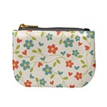 Flowers Pattern Mini Coin Purse Front