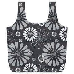 Floral Pattern Full Print Recycle Bag (xl) by Hansue