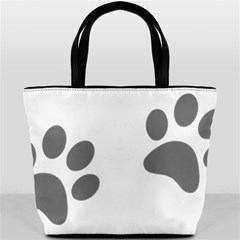 Pets Footprints Bucket Bag by Hansue