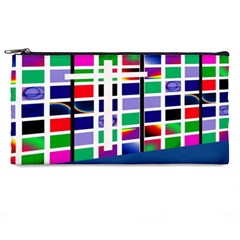 Color Graffiti Pattern Geometric Pencil Cases by Nexatart