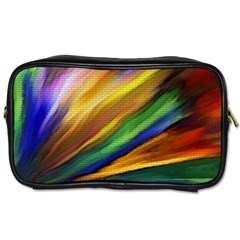 Graffiti Painting Pattern Abstract Toiletries Bag (two Sides) by Nexatart