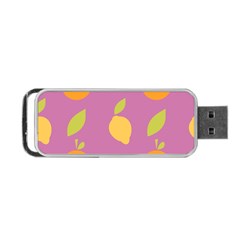 Seamlessly Pattern Fruits Fruit Portable Usb Flash (one Side) by Nexatart