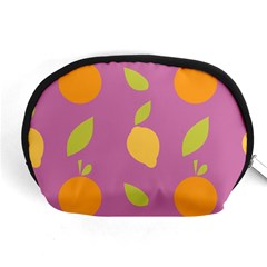 Seamlessly Pattern Fruits Fruit Accessory Pouch (medium) by Nexatart