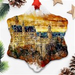 Architecture Castle Fairy Castle Ornament (Snowflake) Front