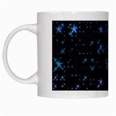 Stars Pattern Seamless Design White Mugs by Sapixe