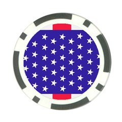 Day Independence July Background Poker Chip Card Guard (10 Pack) by Sapixe