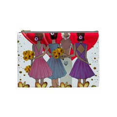 Girl Power Cosmetic Bag (medium) by burpdesignsA